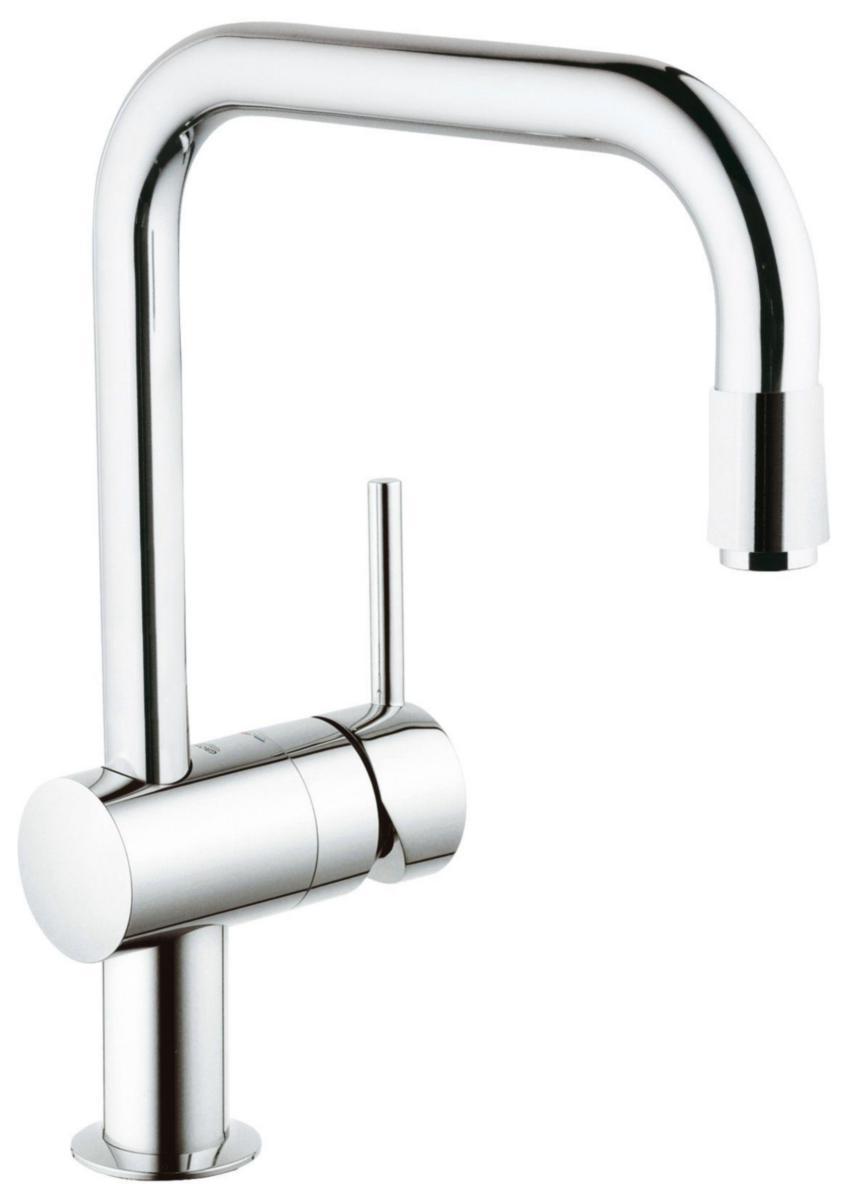 Diskbänksblandare FG Minta, Grohe - FG MINTA 32067 1-GR DB-BL KROM UTDRAGBAR STRÅLSAMLARE