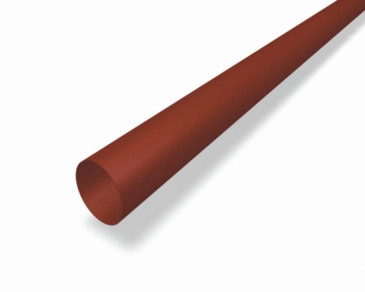 Stuprör 100 3m Alu, Prefa - STUPRÖR ALU 100 3M OXIDRÖD NR 05 PREFA