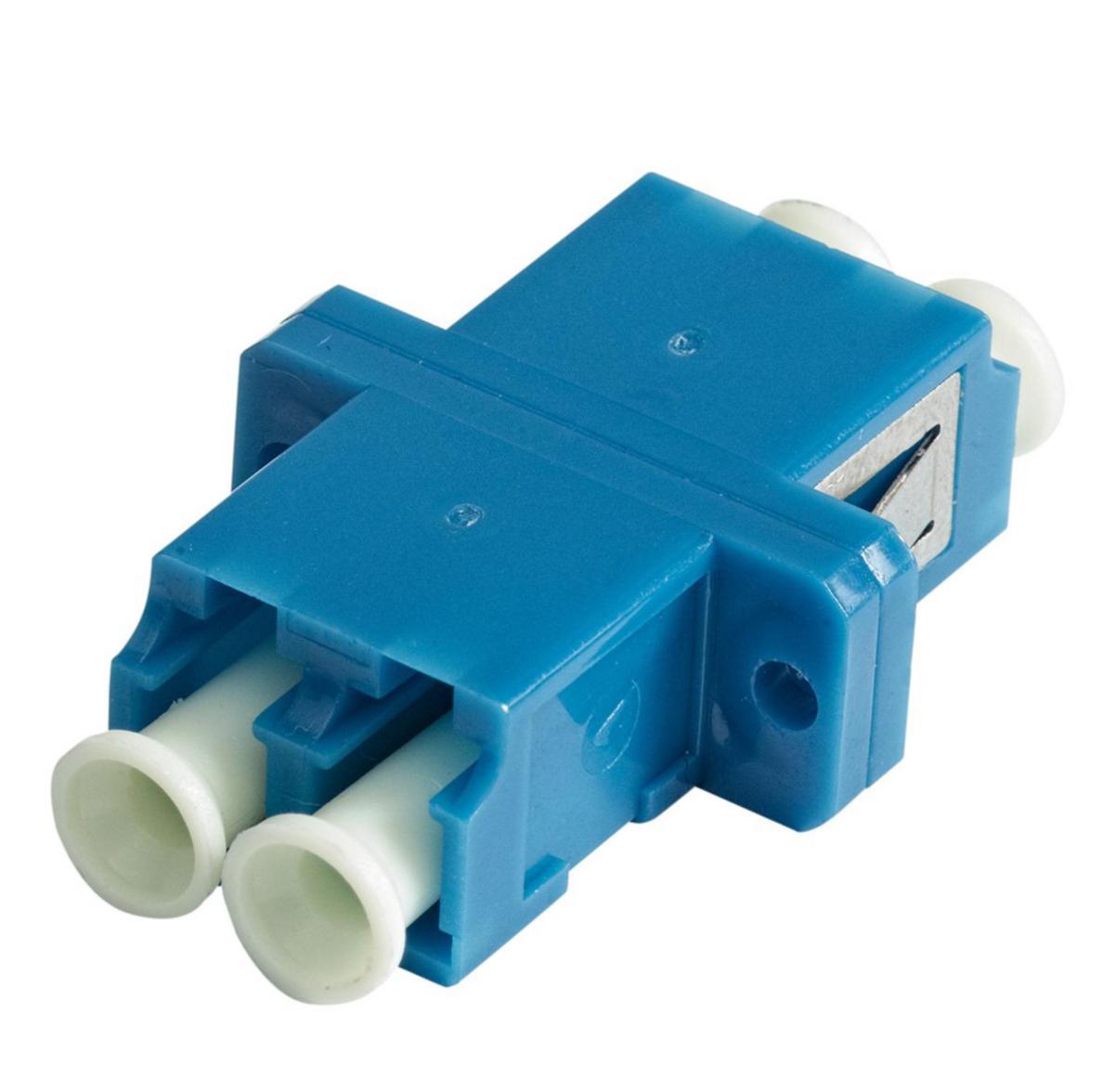 Mellanstycke SM-LC, Schneider - FO ADAPTER SM LC DUPLEX ACTASSI