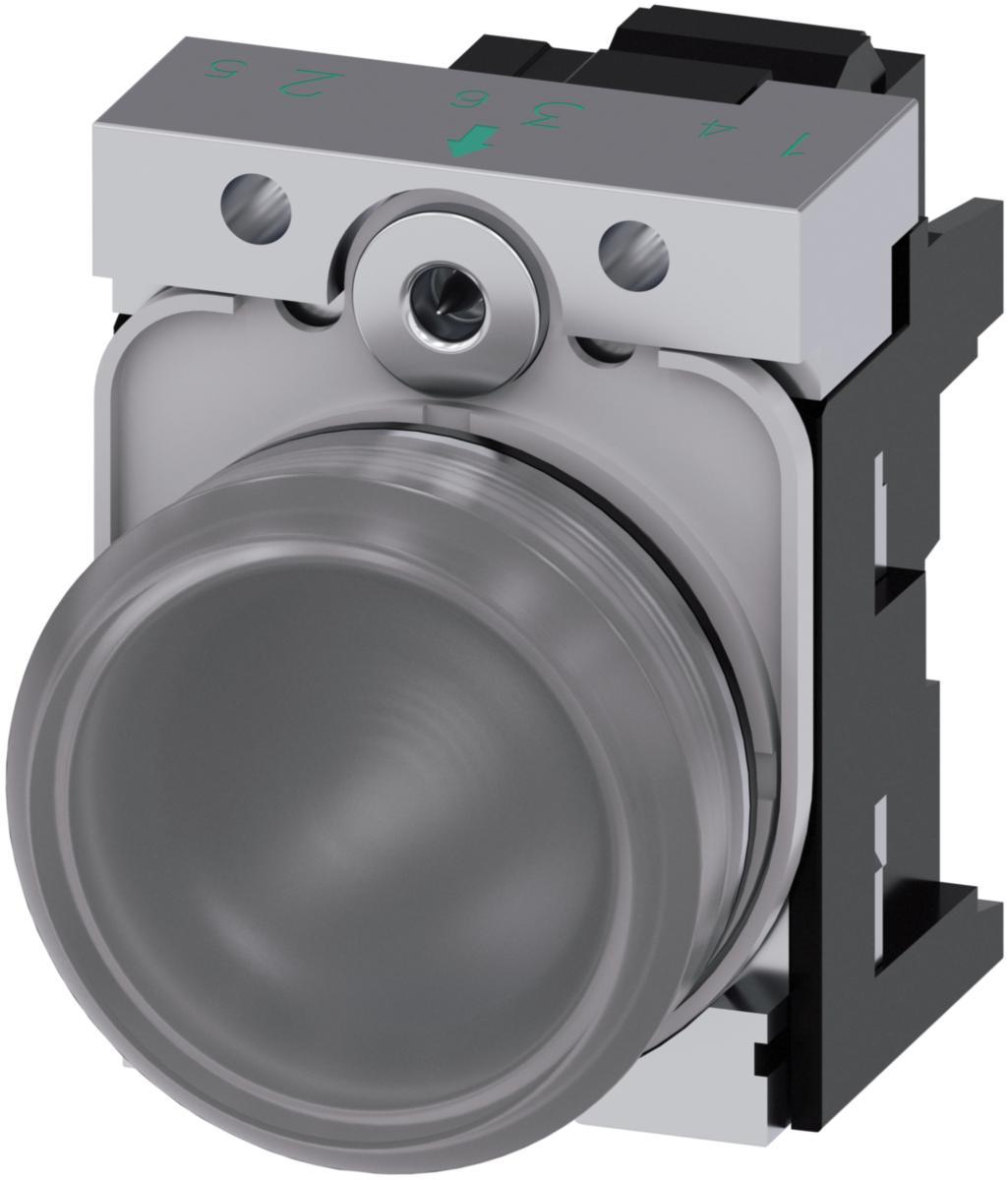Signallampa 3SU11 övriga - SIGNALLAMPA KLAR 230V 3SU1156-6AA70-3AA0