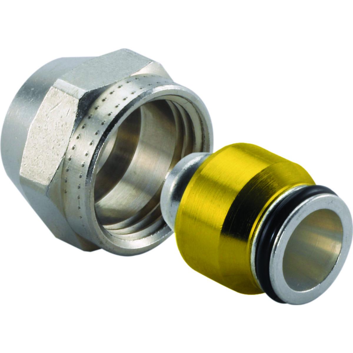 Uni-X Kopplingsset MLC, Uponor - UPONOR UNI-X SKRUVKOPPLING MLC 20-3/4"FT EURO