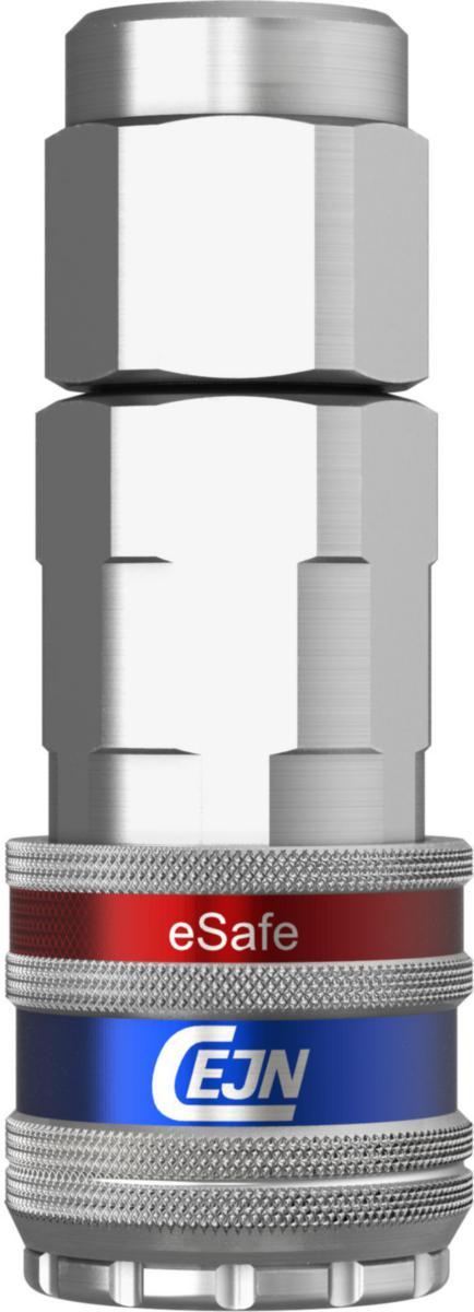 Säkerhetskoppling eSafe Cejn 331 med streamlineanslutning - SÄKERHETSKOPPLING CEJN ESAFE 331-Q10-STREAMLINE 9.5X13.5MM