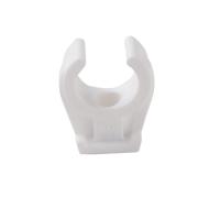 Plastic single clips white RYW, a-collection
