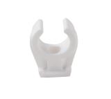 Plastic single clips white RYW, a-collection
