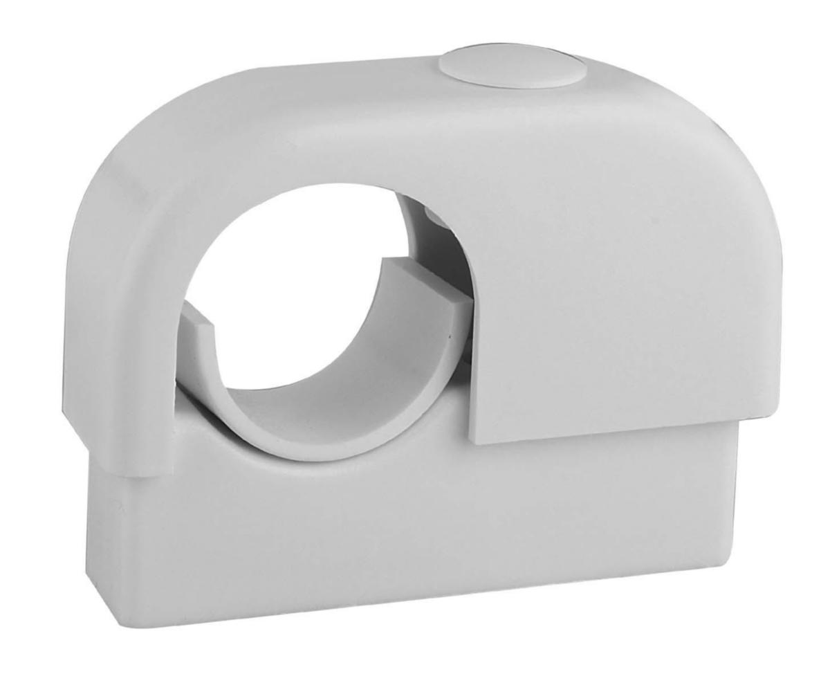 Plastic clamp type Falu Original, Single - CLAMP SINGLE 22-28MM INSERT WHITE FP17100