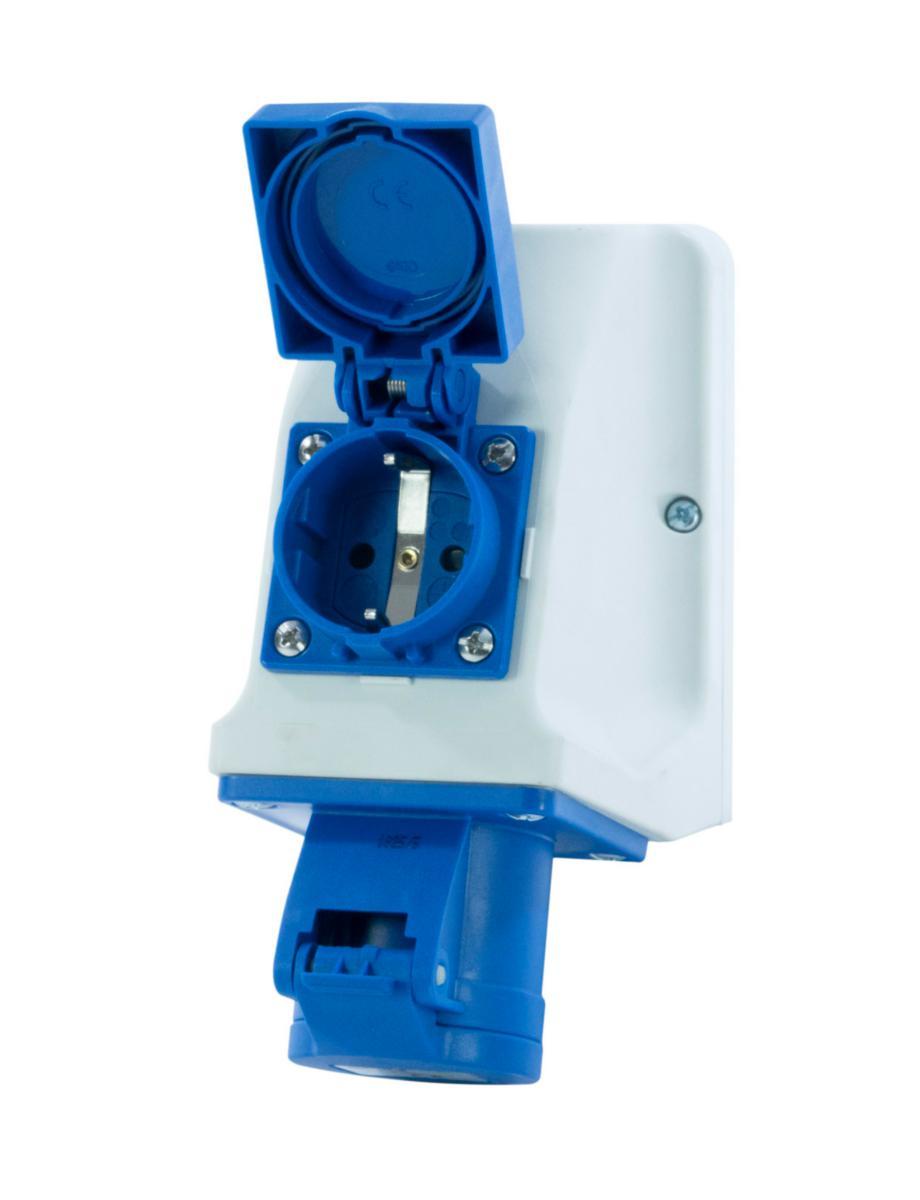 Wall socket Basic type UI+RU/UIF with Schuko 16A - WLL MOUNT. SOCK. UI+RU/UIF 16 UI 316-9 S+ RU/UIF