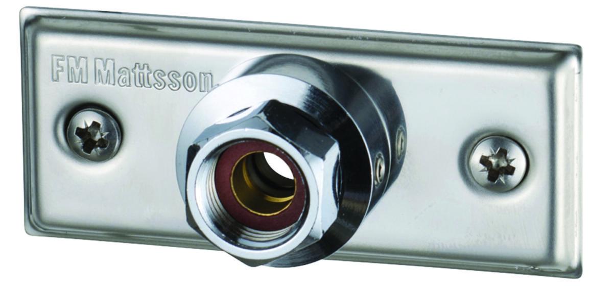 Ventilfästen för Cu-rör, dold rördragning, FMM - FMM 1719-1540 VENTILFÄSTE FÖR 12cu RÖRXR15