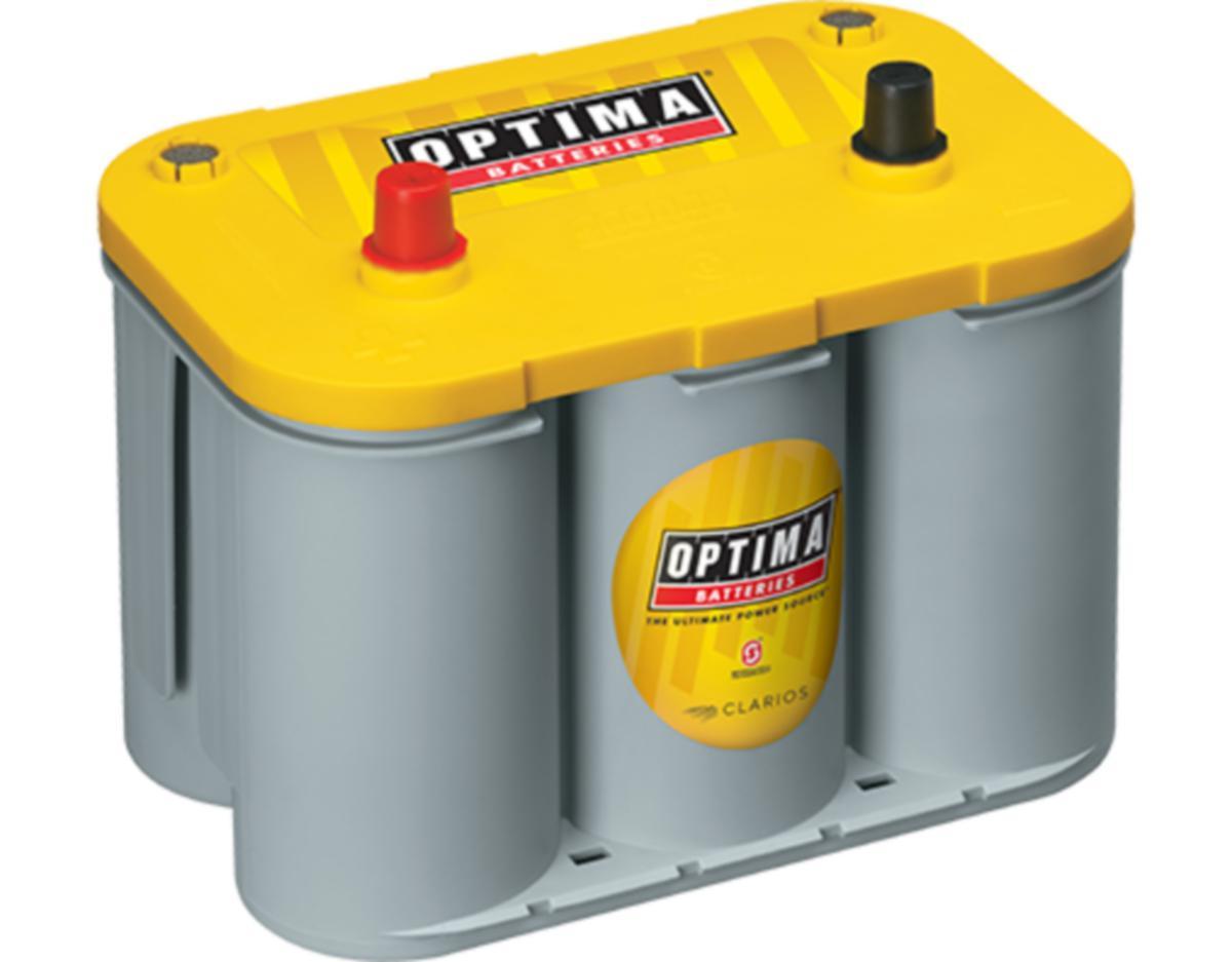Start-/förbrukningsbatteri Optima AGM gul - START/FÖRBR.BATTERI 12V 55AH OPTIMA AGM GUL S 4,2 812-254