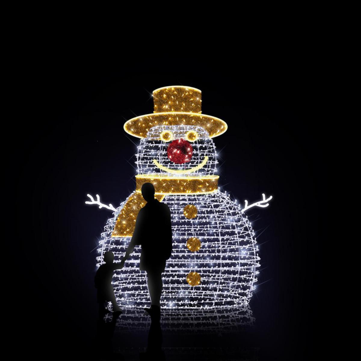 Snögubbe Caspar - SNÖGUBBE CASPAR 275 73777.12GR-30 V