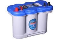 Start-/förbrukningsbatteri Optima AGM blå