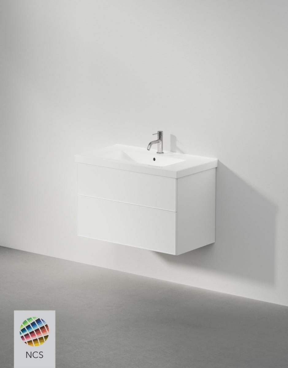 Tvättställsskåp VISKAN Shade 80, INR - INR KOMMOD VISKAN SHADE 80 ACCENT, 2 LÅDOR