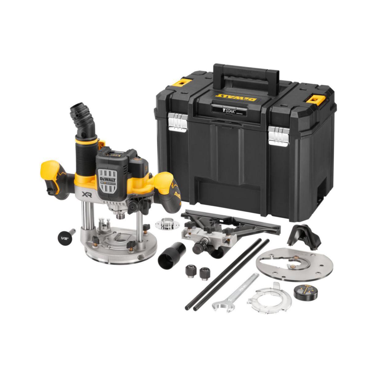 Handöverfräs DEWALT DCW620NT SOLO - HANDÖVERFRÄS DEWALT DCW620NT-XJ 18V 12/8MM, SOLO