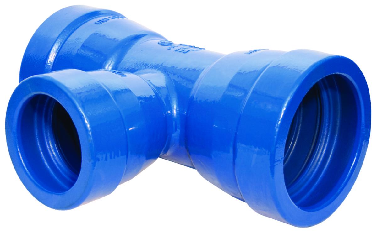 T-rör Tubman NOVO-SIT, TIS-K, Allmuff - DN100 T-RÖR ALLMUFF UNIVERSAL NOVO-SIT, TIS-K PBB.1211