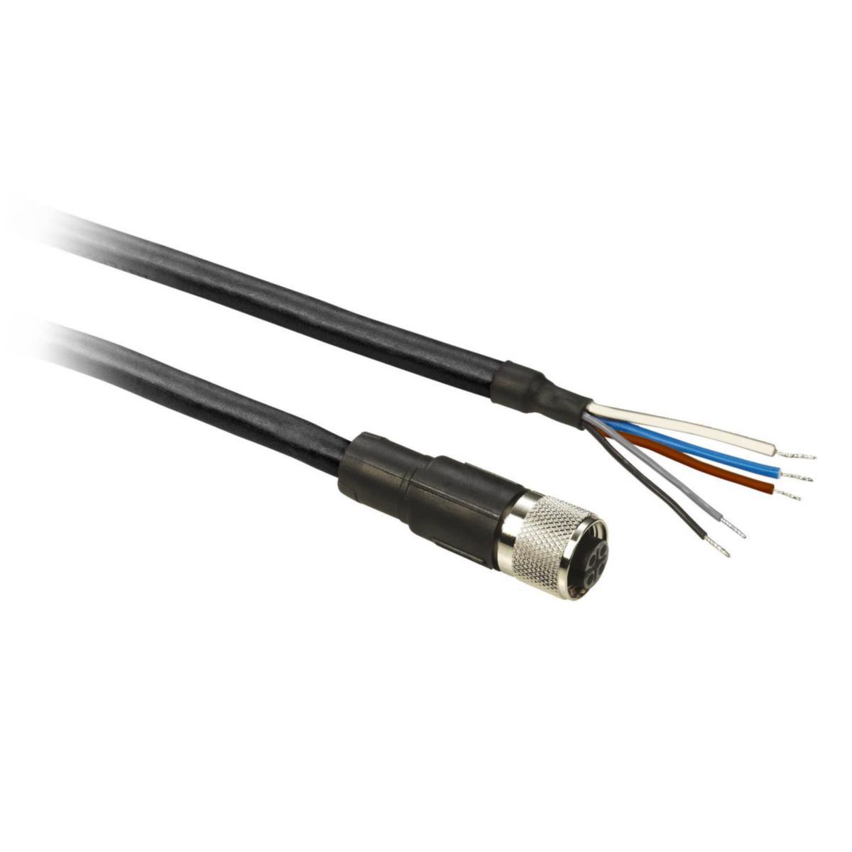 Kabel och kontaktdon PUR XZCP - KABEL M12 PUR HONA 5-POL 5M XZCP11V12L5