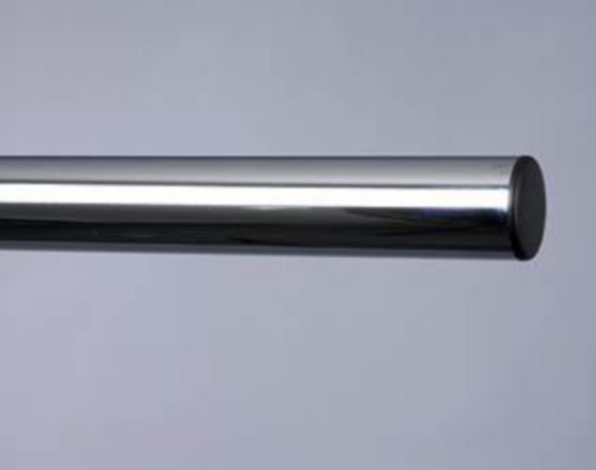 Clothes bar tube - CLOTHING ROD TUBE 25X900MM WHITE 620913