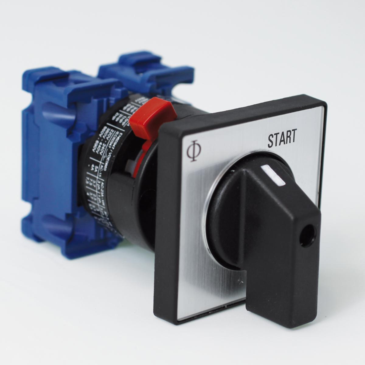 Impulsströmställare med återfjädring, START - IMPULSSTR START 1-POL 20A 1-H CH10.A175.FT2-V