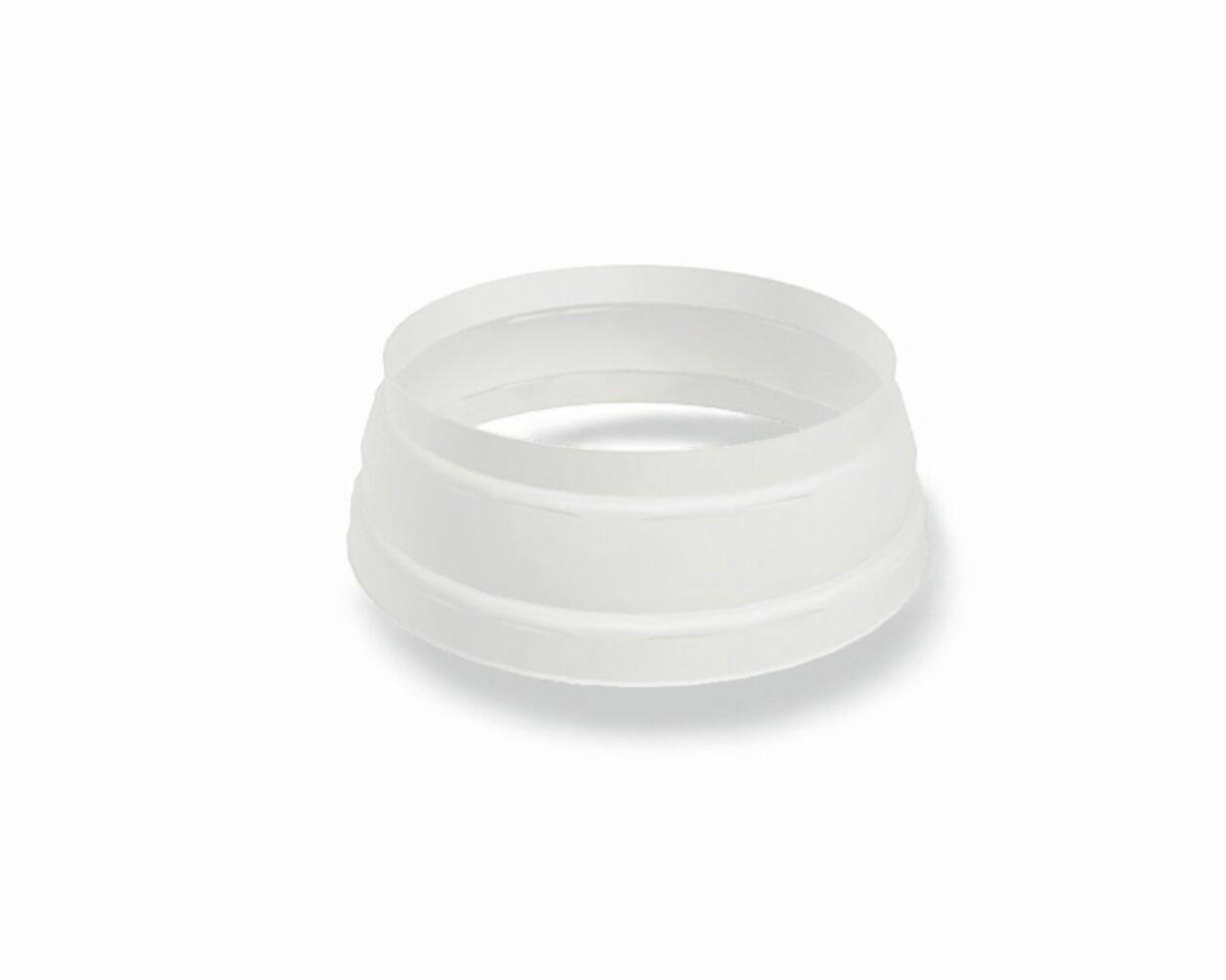 Downpipe Collar 80 Aluminum, Prefa - PIPE COLLAR ALU P.10 80 PREFAWHITE NR 10 PREFA