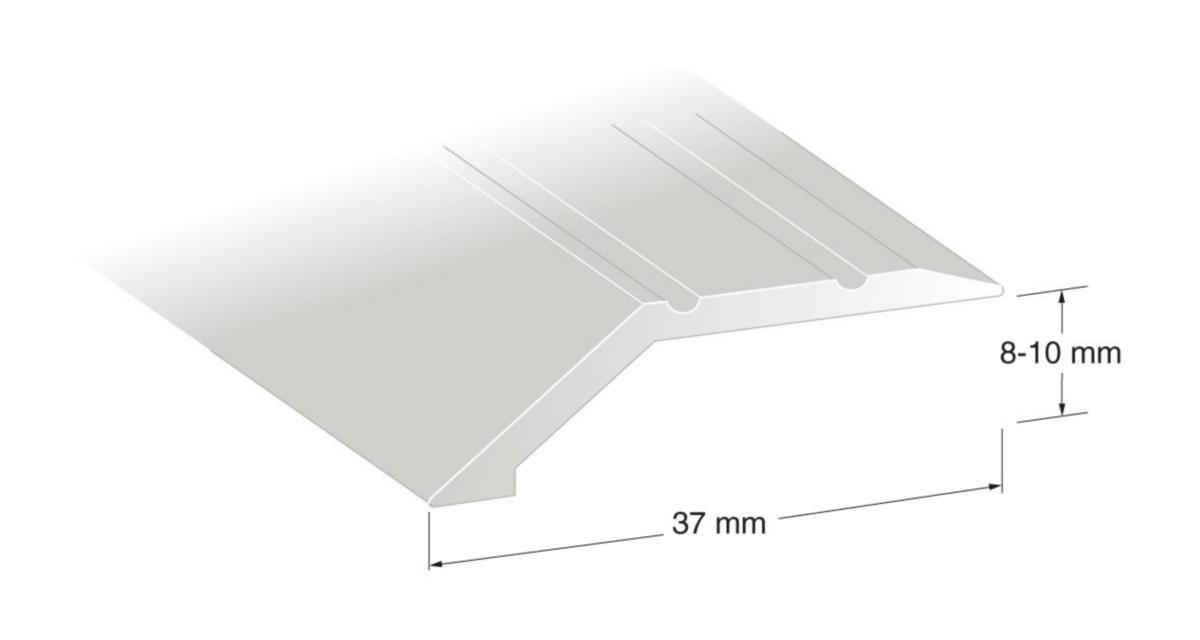 Level list 8-10 mm - LEVEL STRIP 42 SILVER KA4 SILVER, 8-10X1000MM