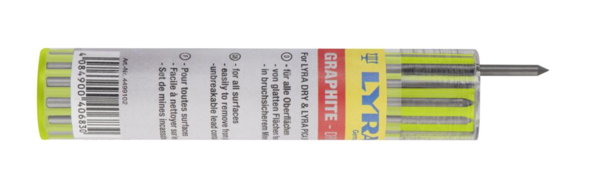 Märkstift Lyra Dry Grafit 2B - STIFT LYRA DRY GRAFIT 2B 12ST/BEHÅLLARE