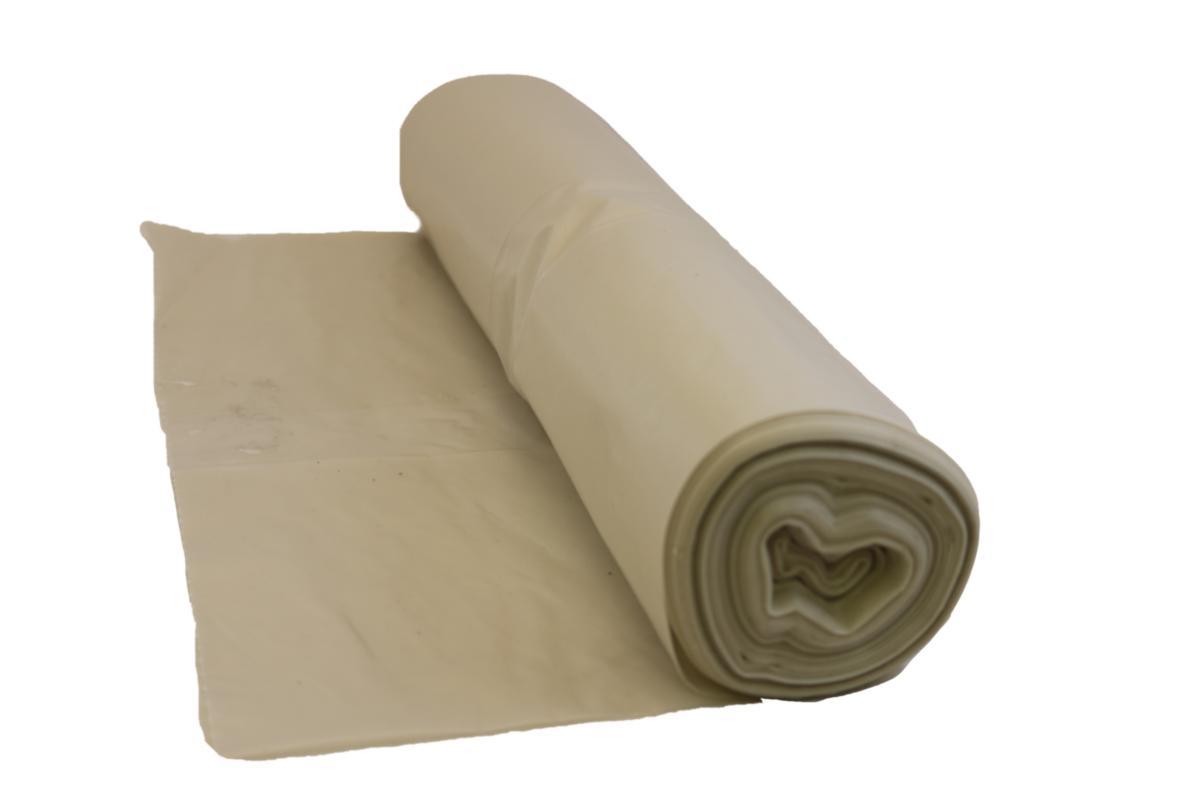 Garbage Bag Plastic REG - PLASTIC GARBAGE BAG 125L 25/RL TRANSP. 750X1150X0.04MM RECYC.
