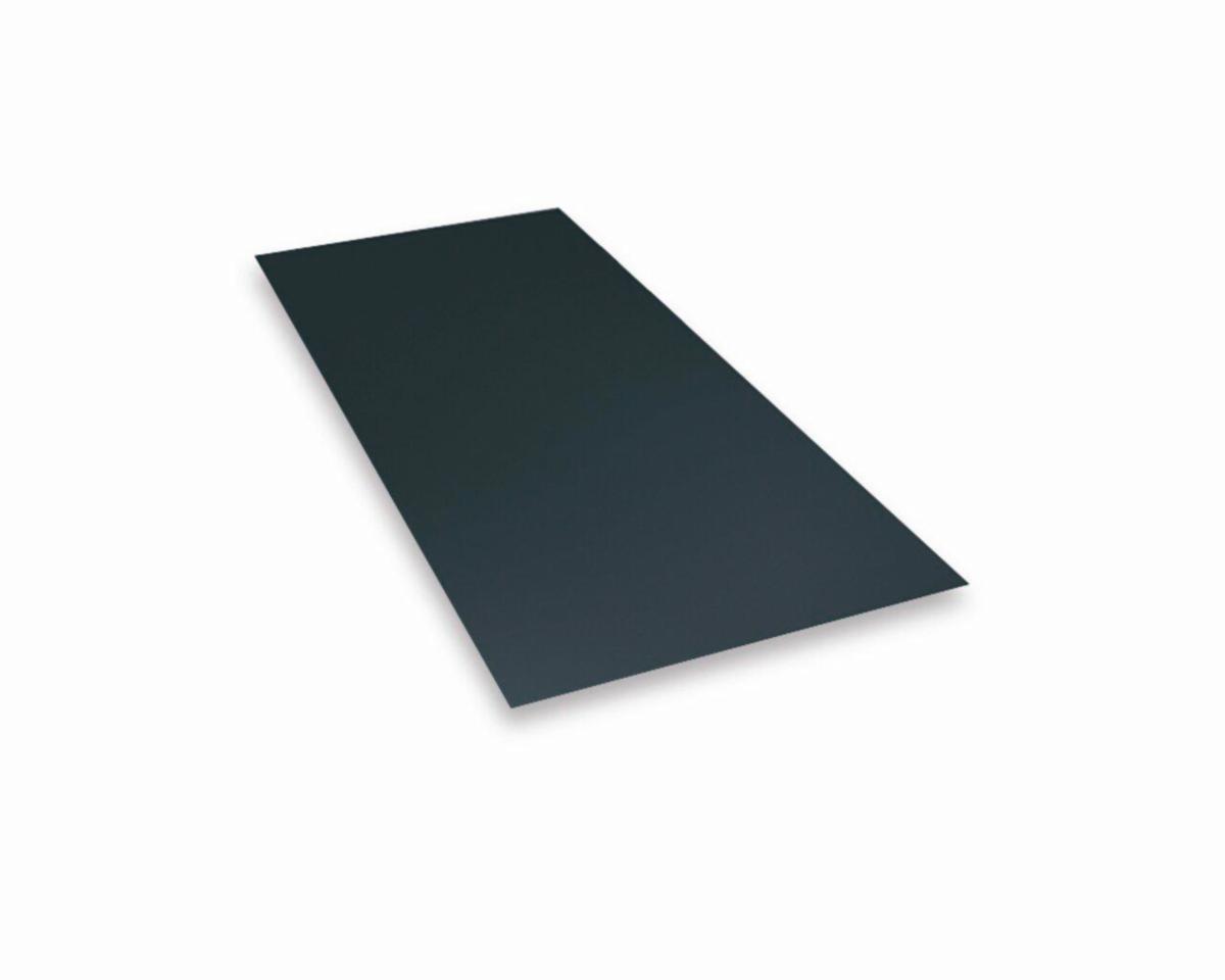 Aluminiumplåt Prefalz format 2500x1000x0.7, Prefa - ALU PREFA P.10 2500X1000X0.7 ANTRACIT NR 02 (1ST=4.75KG)