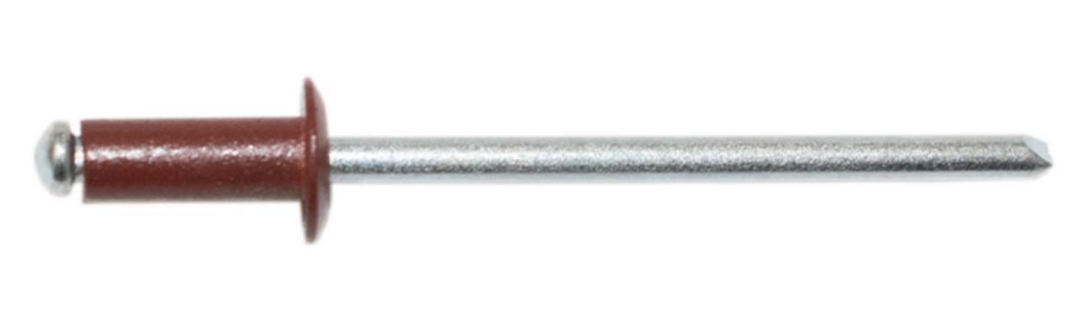 Blindnit standard färgad, aluminium - BLINDNIT STANDARD AL/ST TEGELR RAL 8004 3.2X10 1000ST
