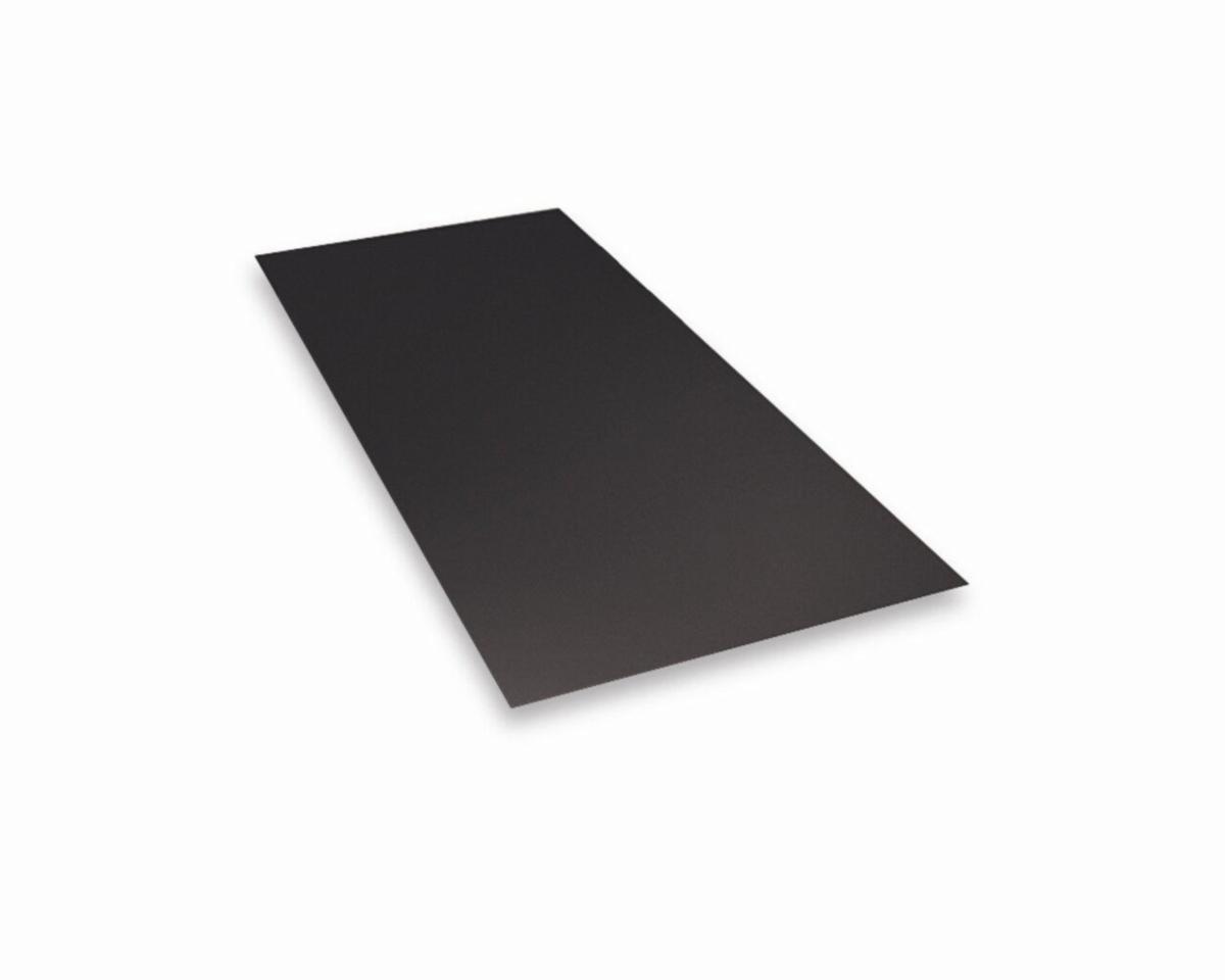 Aluminiumplåt Prefalz format 2500x1000x0.7, Prefa - ALU PREFA 2500X1000X0.7 SVARTGRÅ NR 23 (1ST=4.75KG)