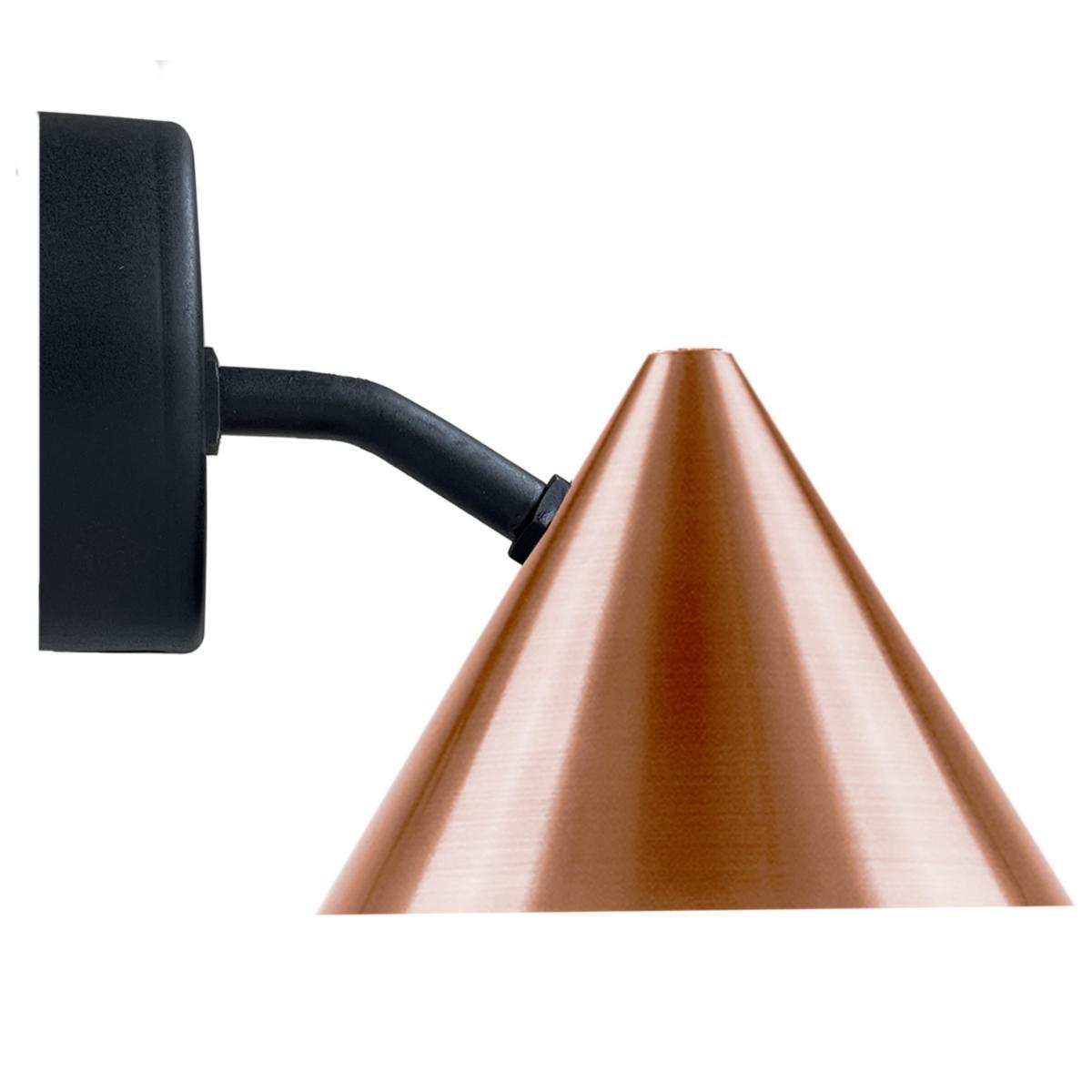 Väggarmatur Tratt Micro inklusive LED-modul - VÄGG ARM TRATT MICRO LED RÅKOP