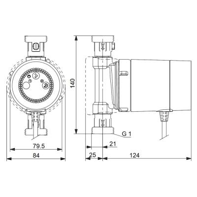 COMFORT 15-14 BXDT PM TAPPVARMVATTENPUMP. GRUNDFOS