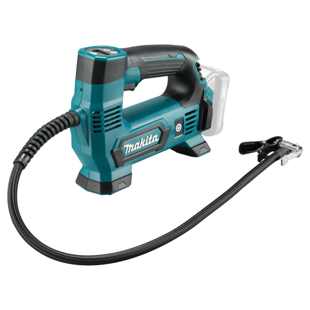 Luftpump Makita MP100DZ SOLO - LUFTPUMP MAKITA 12V MP100DZ 10L/MIN 8.3BAR LED BELYSNING