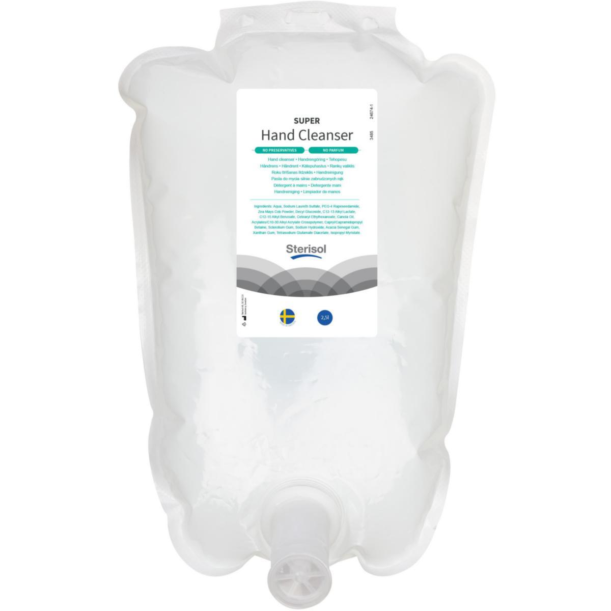 Handrengöring Sterisol Super oparfymerad - HANDRENGÖRING SUPER STERISOL OPARFYMERAD 2.5 L 3485