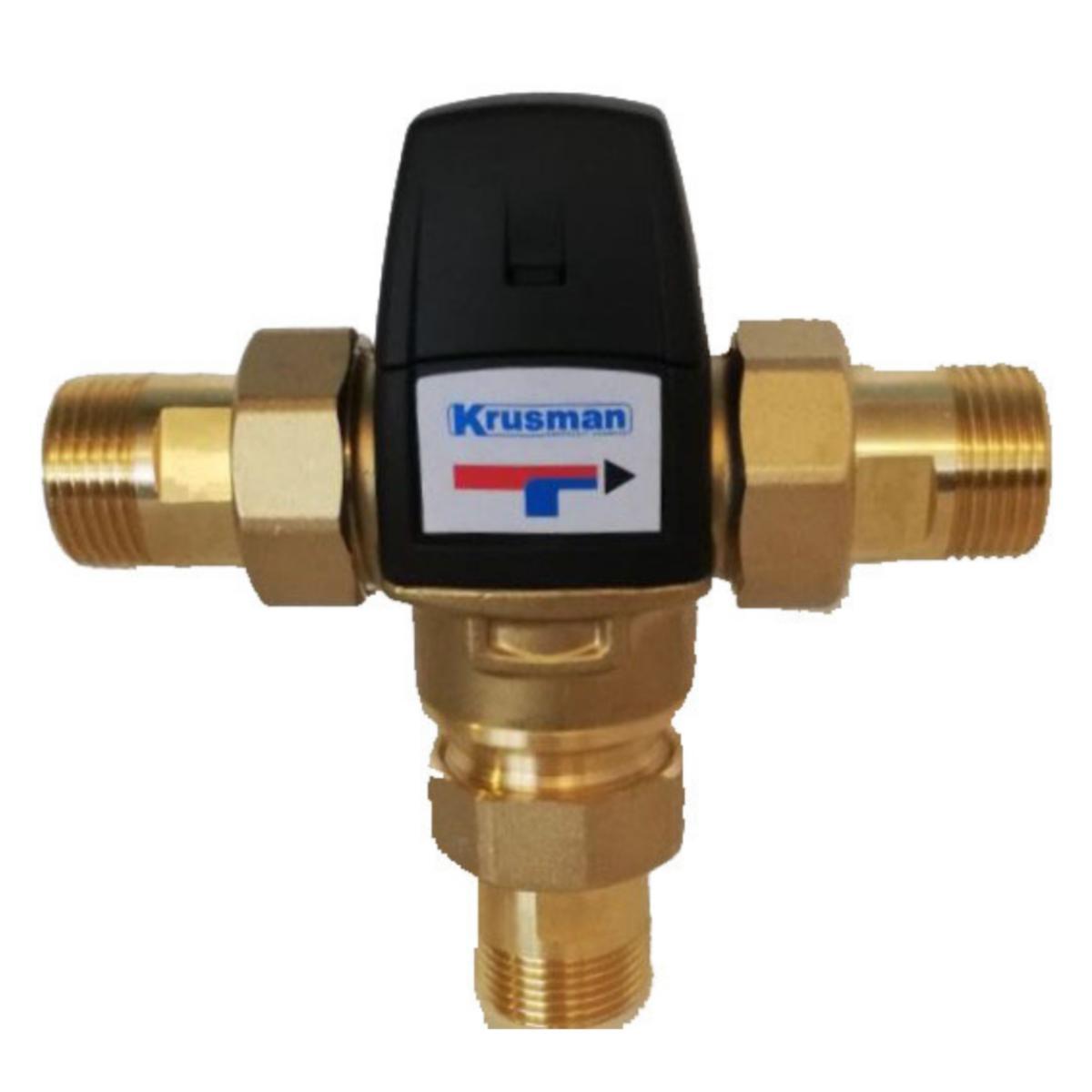 Säkerhetsblandare KNV680 Krusmanför nöd- och kombiduschar - KRUSMAN SÄKERHETSBLANDARE KNV680, DN25 UTV.GG