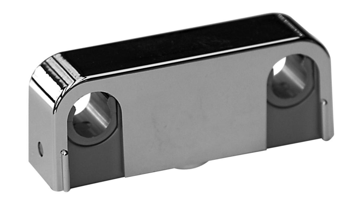 Plastic clamp double type Falu Snap, Faluplast - PIPE CLAMP DOUBLE 12/15/16 MM FALUSNAP 60C/C CHROME FP14075