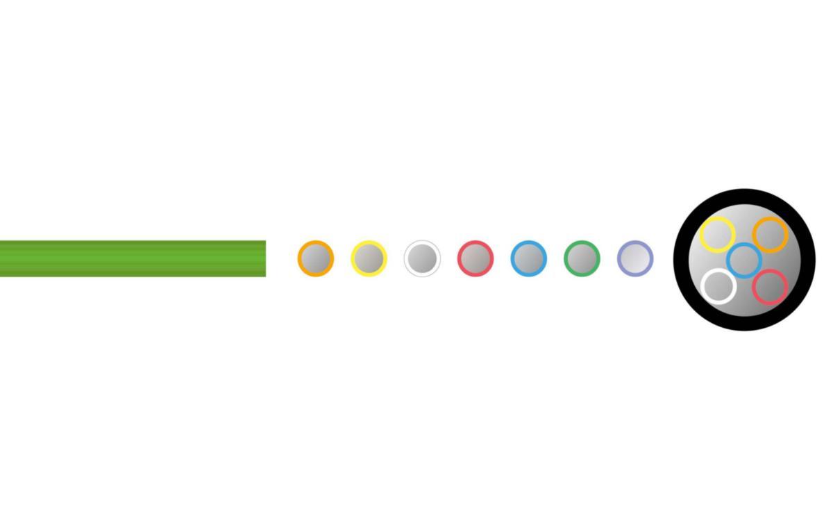 Mikrodukt 12/10mm med en inre lågfriktionsyta - MIKRORÖR 12/10 BK1 1500M MPB30262/BK1-12