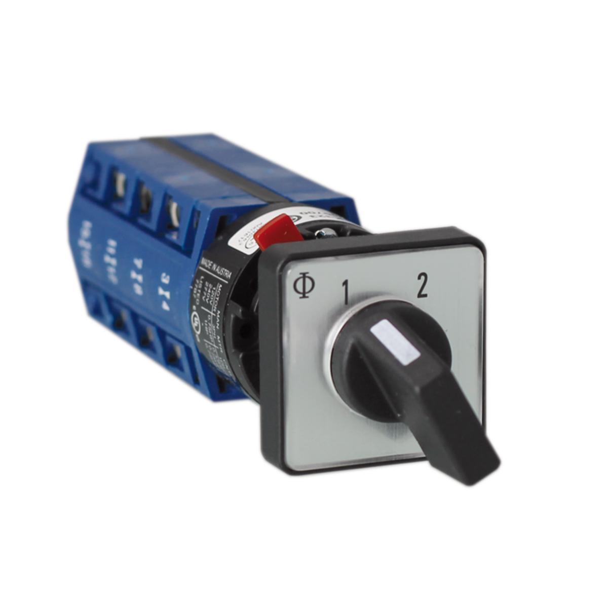 Omkopplare utan nolläge 1-2 - OMKOPPLARE 1-2 4-POL 10A 1-H CG4.A223.FS2