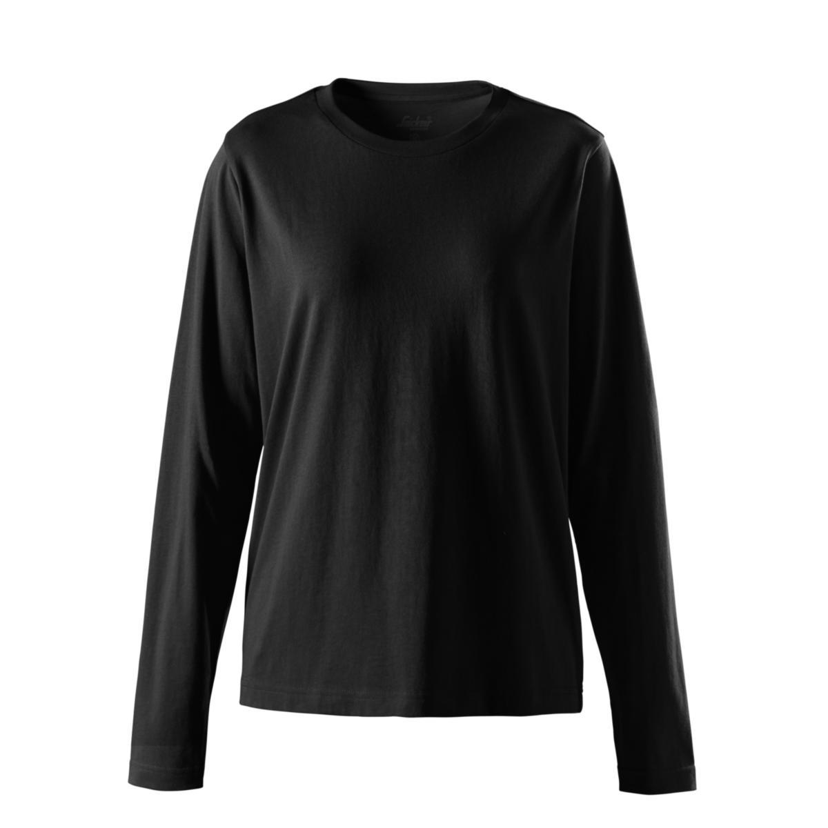T-shirt Snickers 2477 Dam - T-SHIRT SNICKERS 2477-0400 DAM LÅNG ÄRM SVART STL M