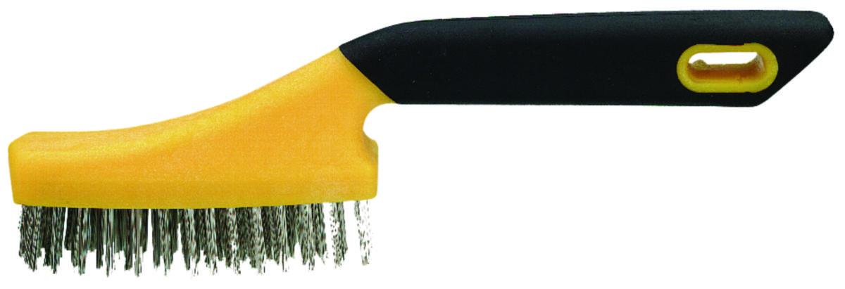 Hand wire brush osborn ergo ss - HAND WIRE BRUSH OSBORN 1-ROW ERGO RUBBERSHAFT 0.35 SS