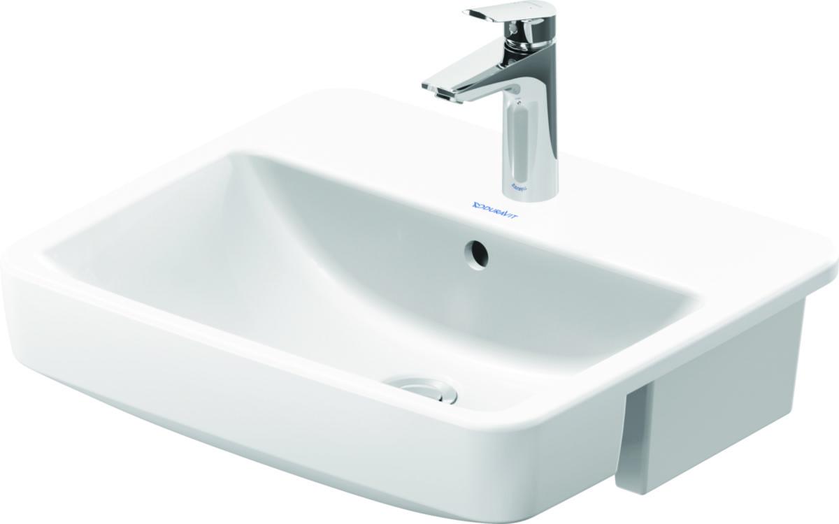 Tvättställ No.1 inbyggnads, Duravit - DURAVIT TVÄTTSTÄLL NO.1 INBYGGN. 550X160 BL.HÅL