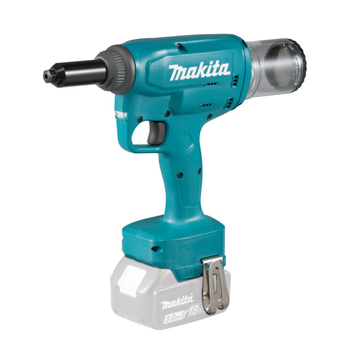 Pop Rivet Gun Makita DRV250Z SOLO - RIVET GUN MAKITA 18V DRV250Z 2.4-6.4MM 20KN SL=30MM