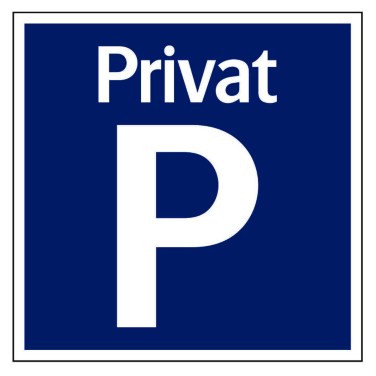 Skylt "Privat parkering" - SKYLT "PRIVAT PARKERING" 35-6601 310X310MM