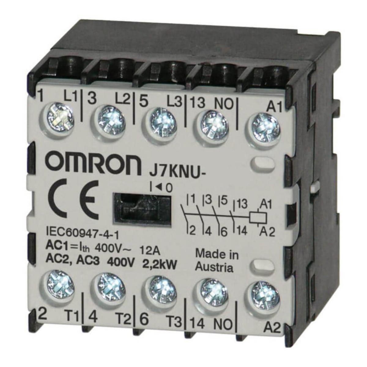 Mikrokontaktor J7KNU - MIC.KON 3P 12A/2,2KW 24VDC 1NC J7KNU-05-01 24D