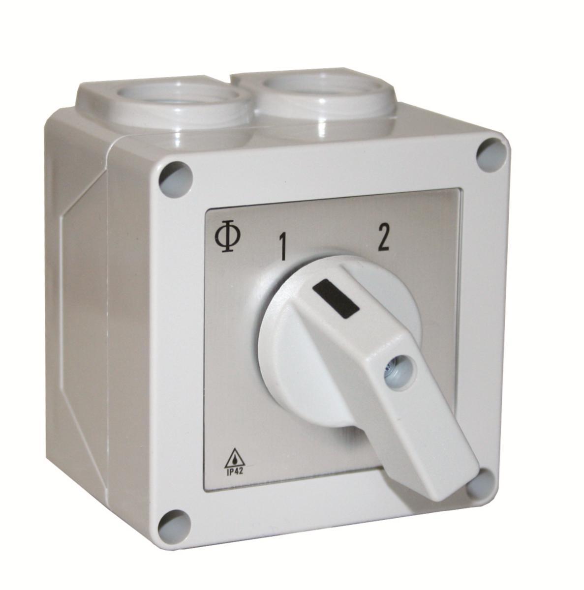 Omkopplare utan nolläge 1-2 - IMPULSOMKOPPL 1-2 1-POL KAPS CA10.A220.PN1