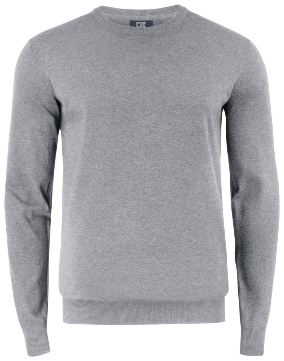 Tröja Cutter & Buck Oakville Crewneck - TRÖJA C&B OAKVILLE 355416 CREWNECK GRÅMEL. STL 3XL