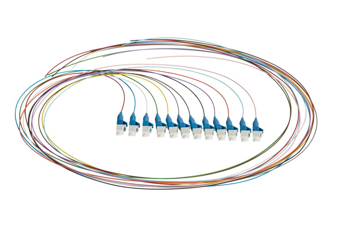 Fibersvans Pigtail SM G657A 12-pack - PIGTAIL SM LCU S12 1,5M 12-P S00151116299-12-S12