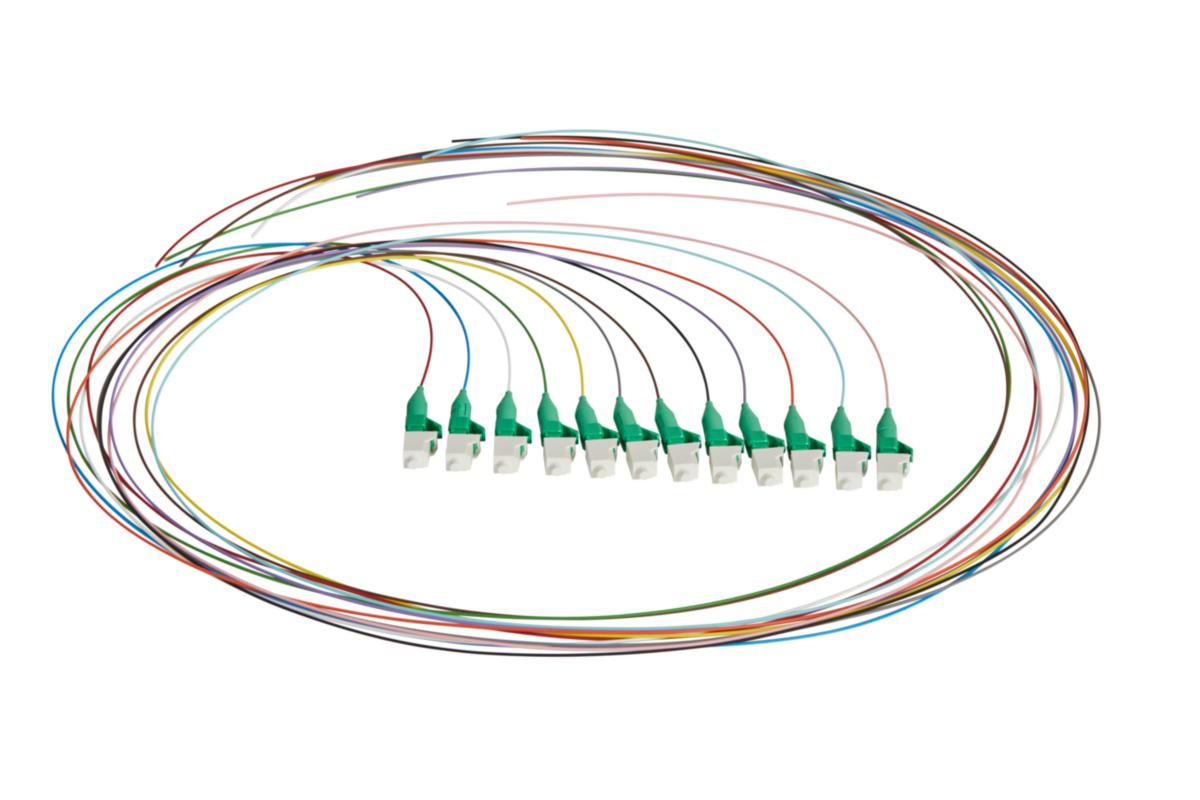 Fibersvans Pigtail SM G657A 12-pack - PIGTAIL SM LCA S12 1,5M 12-P S00151116399-12-S12