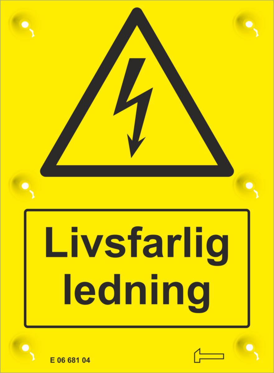Sign plate V1607 - SIGN IN SWEDISH