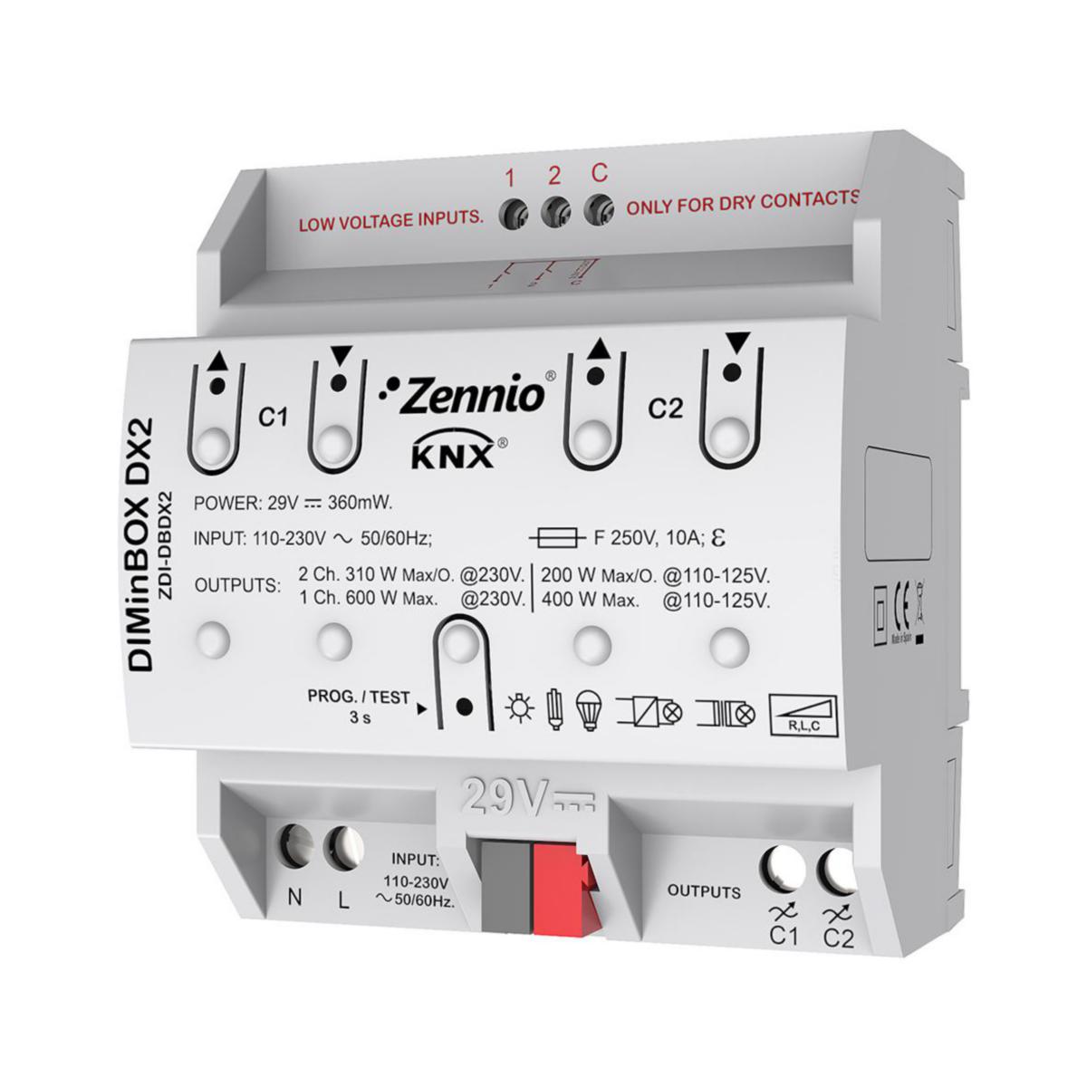 Universaldimmer KNX 2x310W - UNIVERSALDIMMER KNX 2X310W