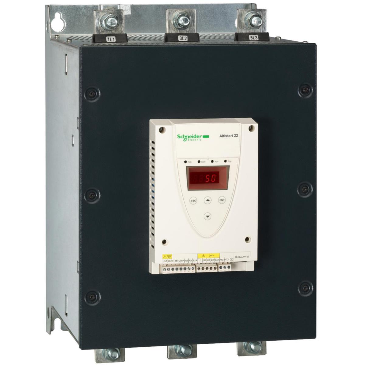 Mjukstarter ATS22 17-590A med mjukstopp 500V - MJUKSTART 500V 400KW ATS22C59S6