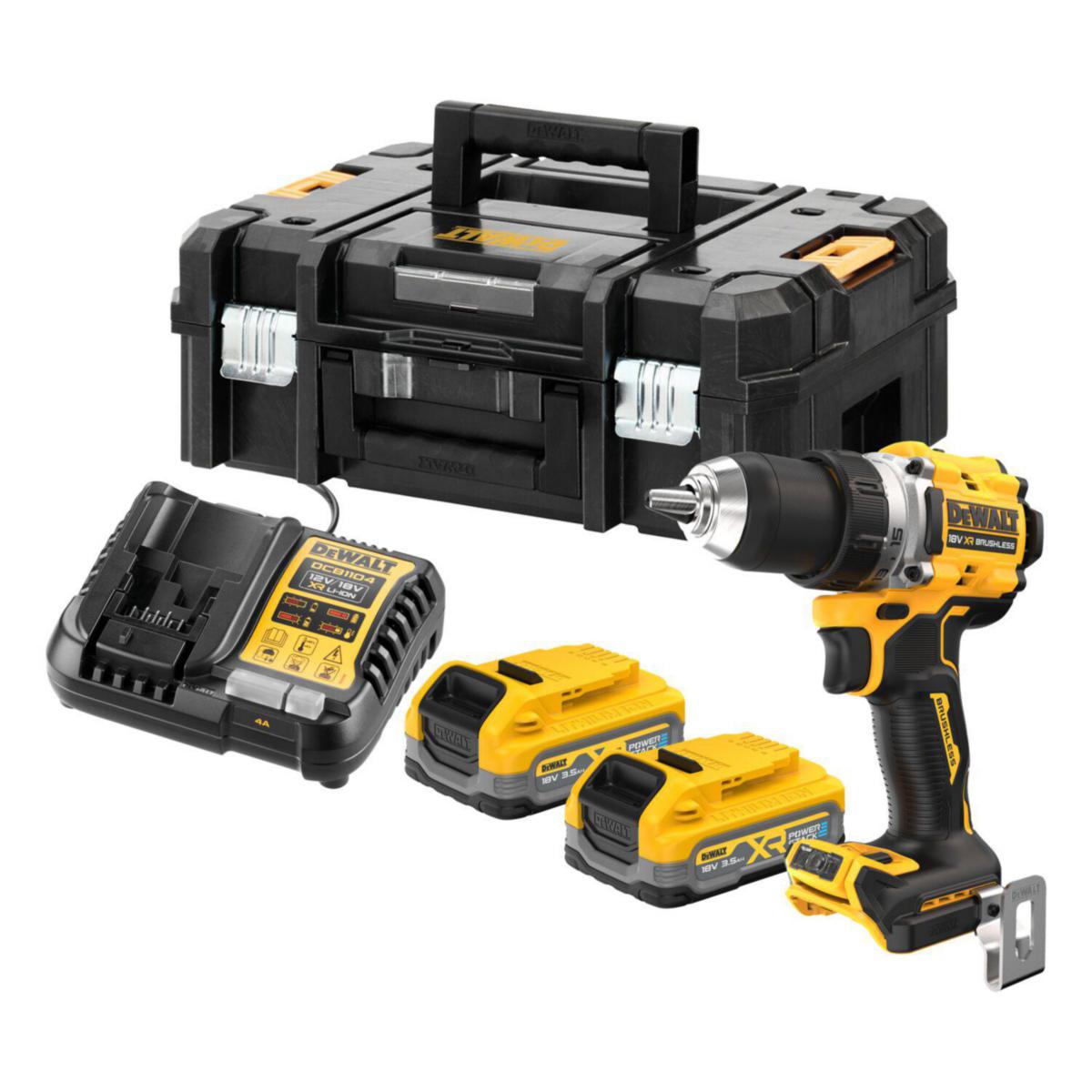 Borrskruvdragare DEWALT DCD800S2T - BORR-/SKRUVDRAGARE DEWALT DCD800S2T-QW 18V XR, 2X3.5 AH
