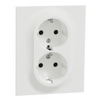 Wall outlet 2-way low, Elko One